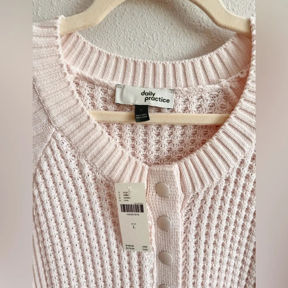 NWT! Anthropologie Daily Practice Twofer Waffle-Knit Mini Dress - Large 🪑